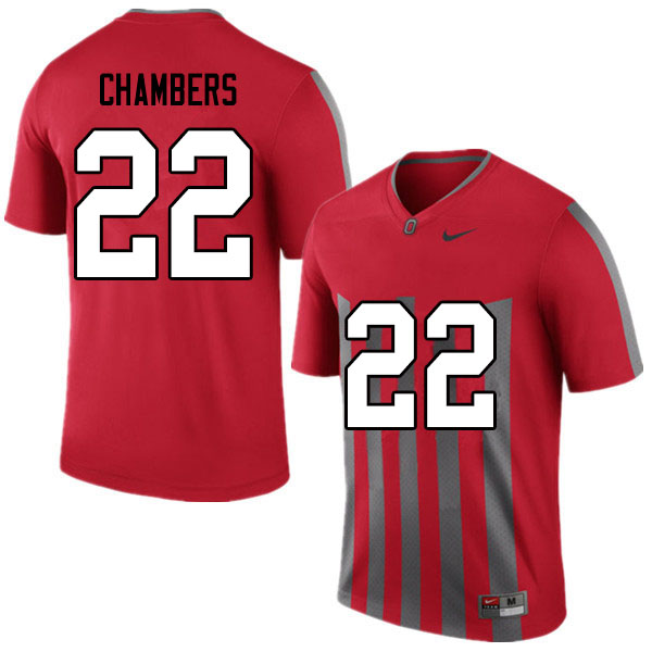Men #22 Steele Chambers Ohio State Buckeyes College Football Jerseys Sale-Retro